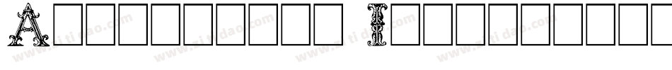 Augsburger Initials字体转换